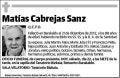CABREJAS SANZ,MATIAS