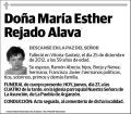 REJADO ALAVA,MARIA ESTHER