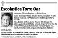 TORRE OAR,ESCOLASTICA
