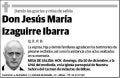 IZAGUIRRE IBARRA,JESUS MARIA