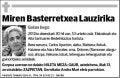 BASTERRETXEA LAUZIRIKA,MIREN
