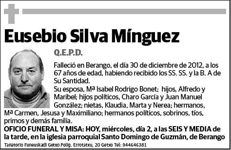 SILVA MINGUEZ,EUSEBIO
