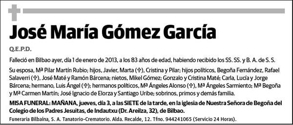 GOMEZ GARCIA,JOSE MARIA