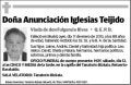 IGLESIAS TEIJIDO,ANUNCIACION