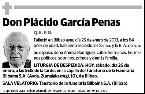 GARCIA PENAS,PLACIDO