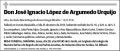 LOPEZ DE ARGUMEDO URQUIJO,JOSE IGNACIO