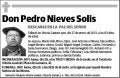 NIEVES SOLIS,PEDRO