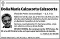 CALZACORTA CALZACORTA,MARIA