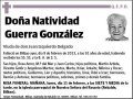 GUERRA GONZALEZ,NATIVIDAD
