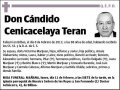 CENICACELAYA TERAN,CANDIDO
