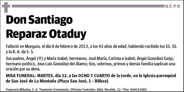 REPARAZ OTADUY,SANTIAGO