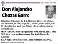 CHOZAS GARRO,ALEJANDRO