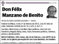 MANZANO DE BENITO,FELIX