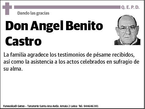 BENITO CASTRO,ANGEL