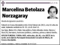 BETOLAZA NORZAGARAY,MARCELINA