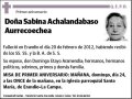 ACHALANDABASO AURRECOECHEA,SABINA