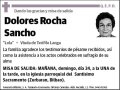ROCHA SANCHO,DOLORES