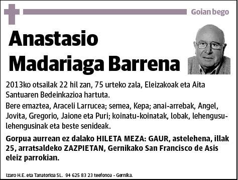 MADARIAGA BARRENA,ANASTASIO