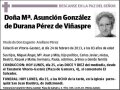 GONZALEZ DE DURANA,MARIA ASUNCION