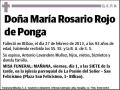 ROJO DE PONGA,MARIA ROSARIO