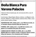 VARONA PALACIOS,BLANCA PURA