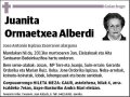 ORMAETXEA ALBERDI,JUANITA