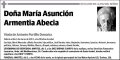 ARMENTIA ABECIA,MARIA ASUNCION