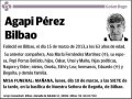 PEREZ BILBAO,AGAPI
