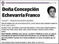 ECHEVARRIA FRANCO,CONCEPCION