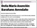 BARAÑANO AVENDAÑO,MARIA ASUNCION