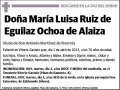 RUIZ DE EGUILAZ OCHOA DE ALAIZA,MARIA LUISA