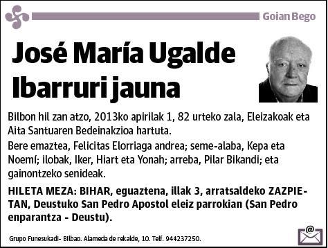 UGALDE IBARRURI,JOSE MARIA