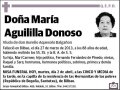 AGUILILLA DONOSO,MARIA