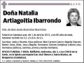 ARTIAGOITIA IBARRONDO,NATALIA