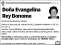REY BONOME,EVANGELINA