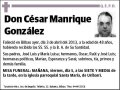 MANRIQUE GONZALEZ,CESAR