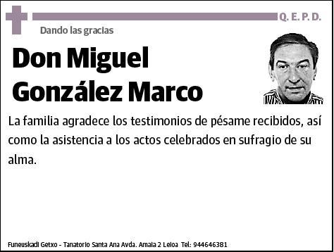 GONZALEZ MARCO,MIGUEL