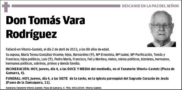 VARA RODRIGUEZ,TOMAS