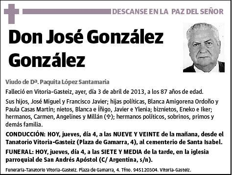 GONZALEZ GONZALEZ,JOSE