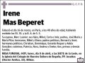 MAS BEPERET,IRENE
