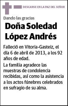 LOPEZ ANDRES,SOLEDAD