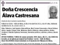 ALAVA CASTRESANA,CRESCENCIA