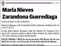 ZARANDONA GUEREDIAGA,MARIA NIEVES