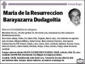 BARAYAZARRA DUDAGOITIA,MARIA DE LA RESURRECCION