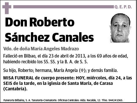 SANCHEZ CANALES,ROBERTO