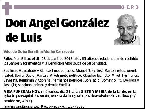 GONZALEZ DE LUIS,ANGEL