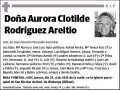 RODRIGUEZ AREITIO,AURORA CLOTILDE