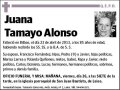 TAMAYO ALONSO,JUANA