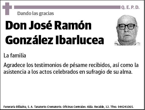 GONZALEZ IBARLUCEA,JOSE RAMON