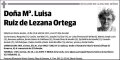 RUIZ DE LEZANA ORTEGA,Mª LUISA